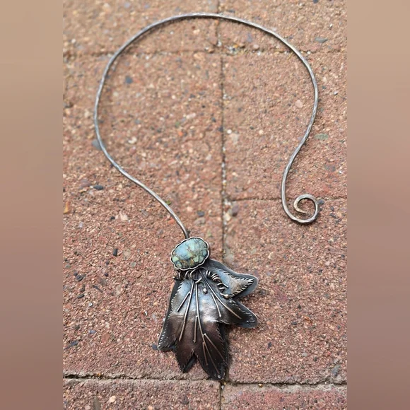 Artisan ART IN MOTION heavy high-grade 7 dwarfs variscite 925 sterling silver - Picture 3 of 17